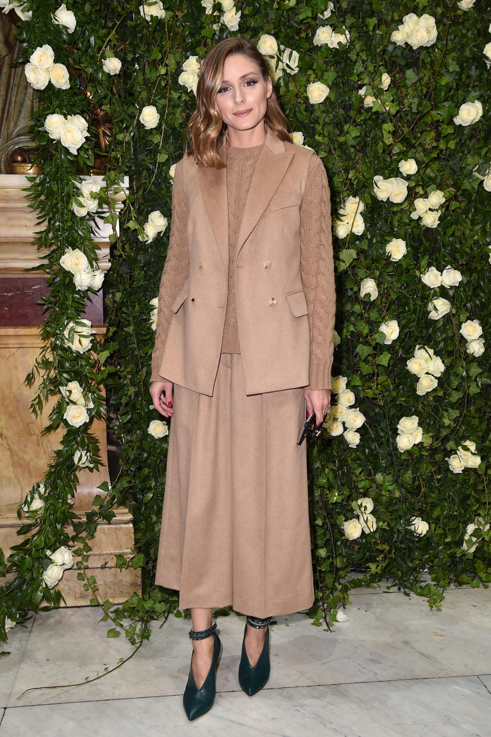 <p><strong>28 September </strong>Olivia Palermo wore head-to-toe camel for Balmain.</p>