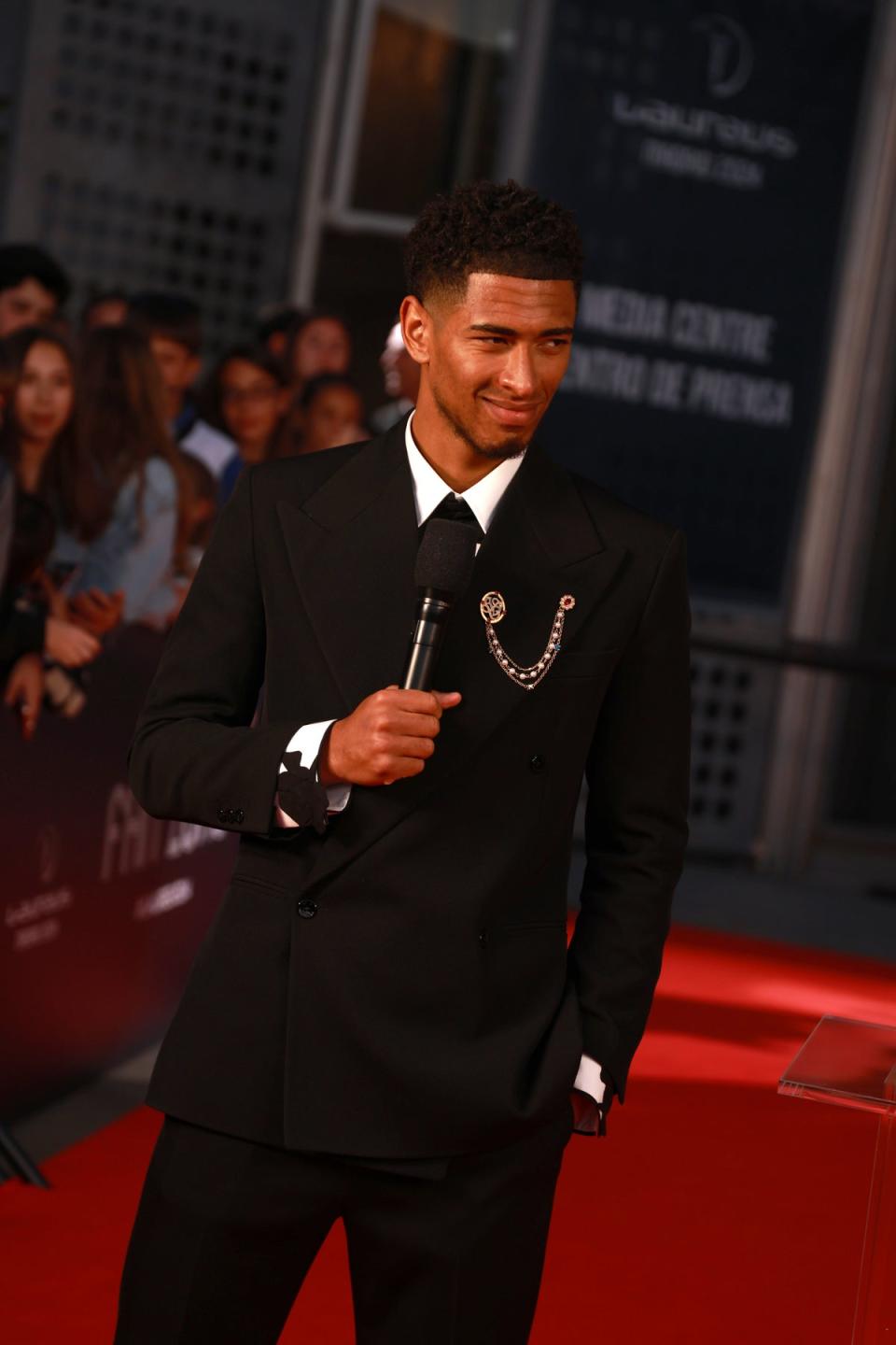 Jude Bellingham at the Laureus World Sports Awards 2024 in Madrid (Getty Images for Laureus)