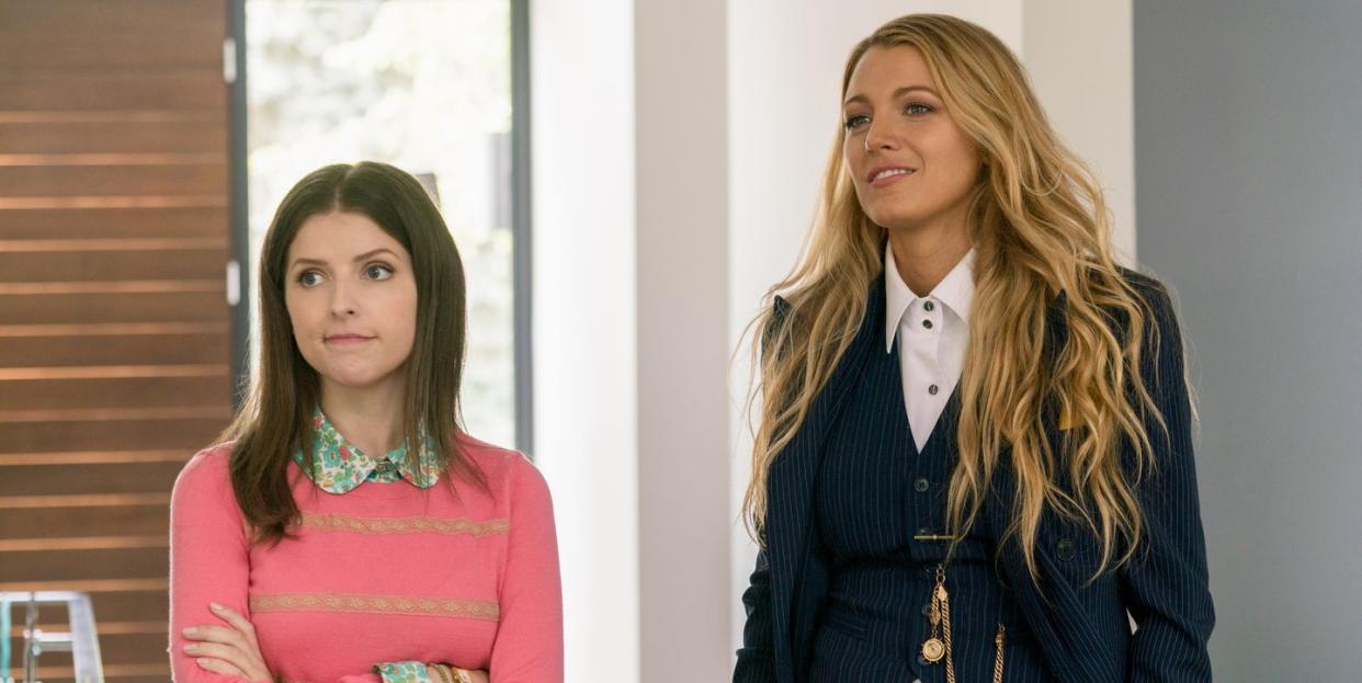 anna kendrick as stephanie, blake lively as emily, a simple favour