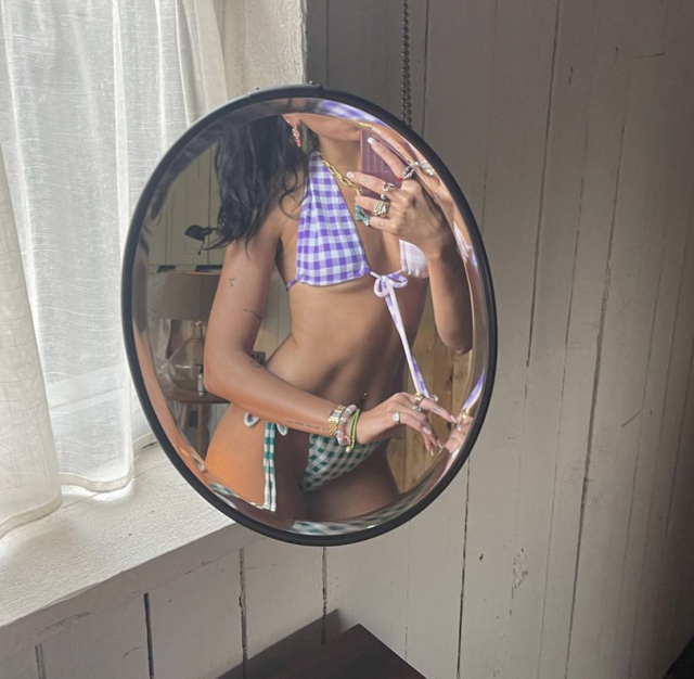 Dua Lipa Shows Us All How to Wear a Bikini as a Top This Fall