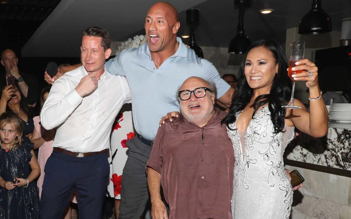 Watch The Rock and Danny DeVito Crash a Wedding in Cabo