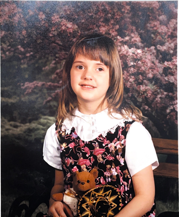 Chelsea Elliott, founder of half Helen, in childhood photo after a pair of diagnoses changed the trajectory of her life. (Courtesy: Chelsea Elliott)