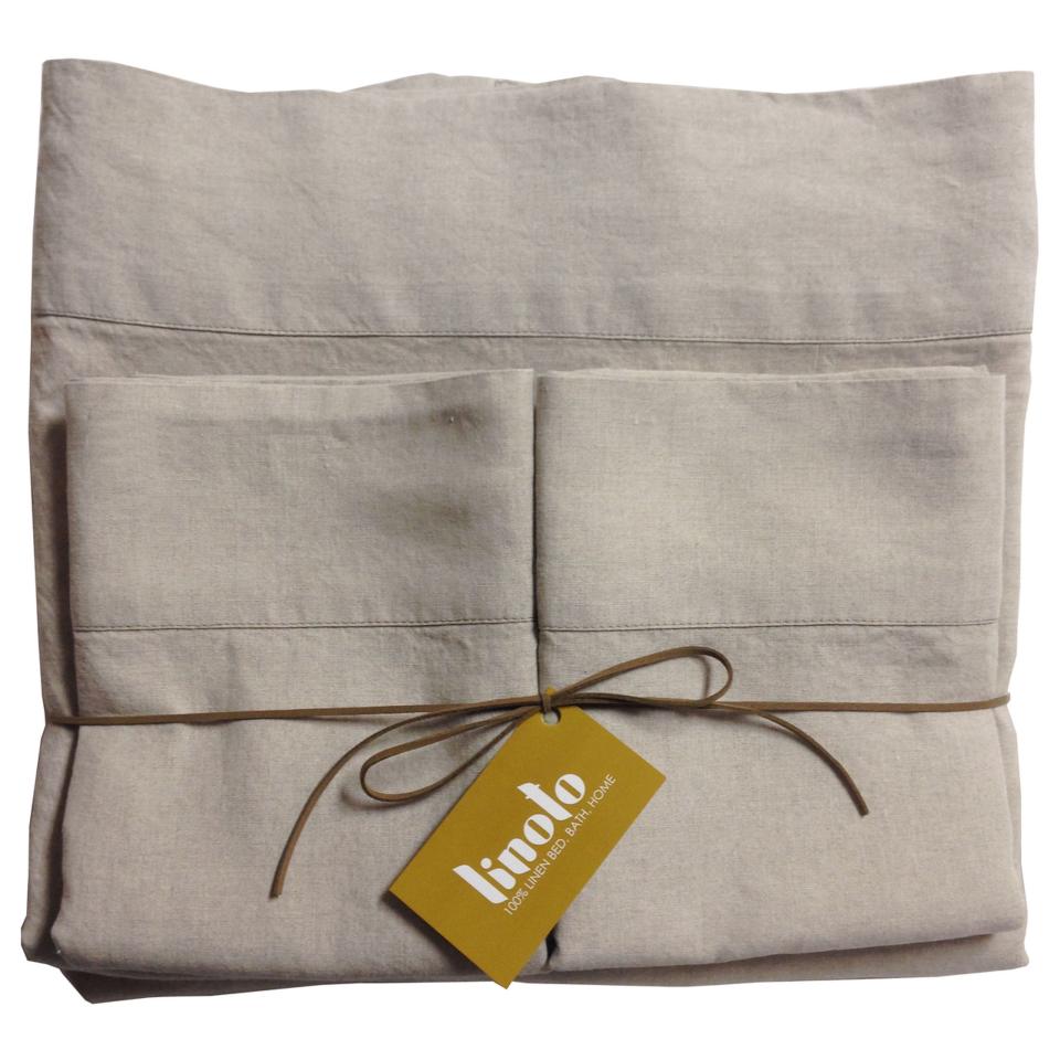 12) Organic Linen Sheet Set