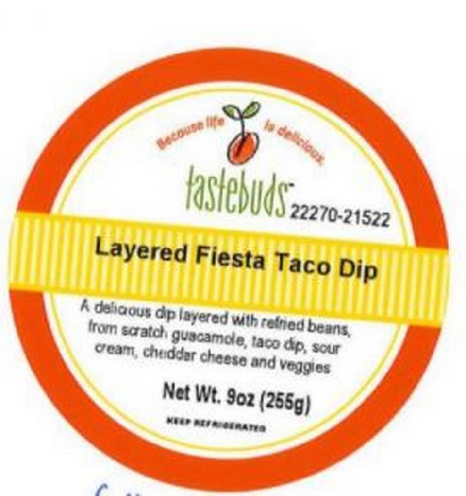 Tastebuds Layered Fiesta Taco Dip