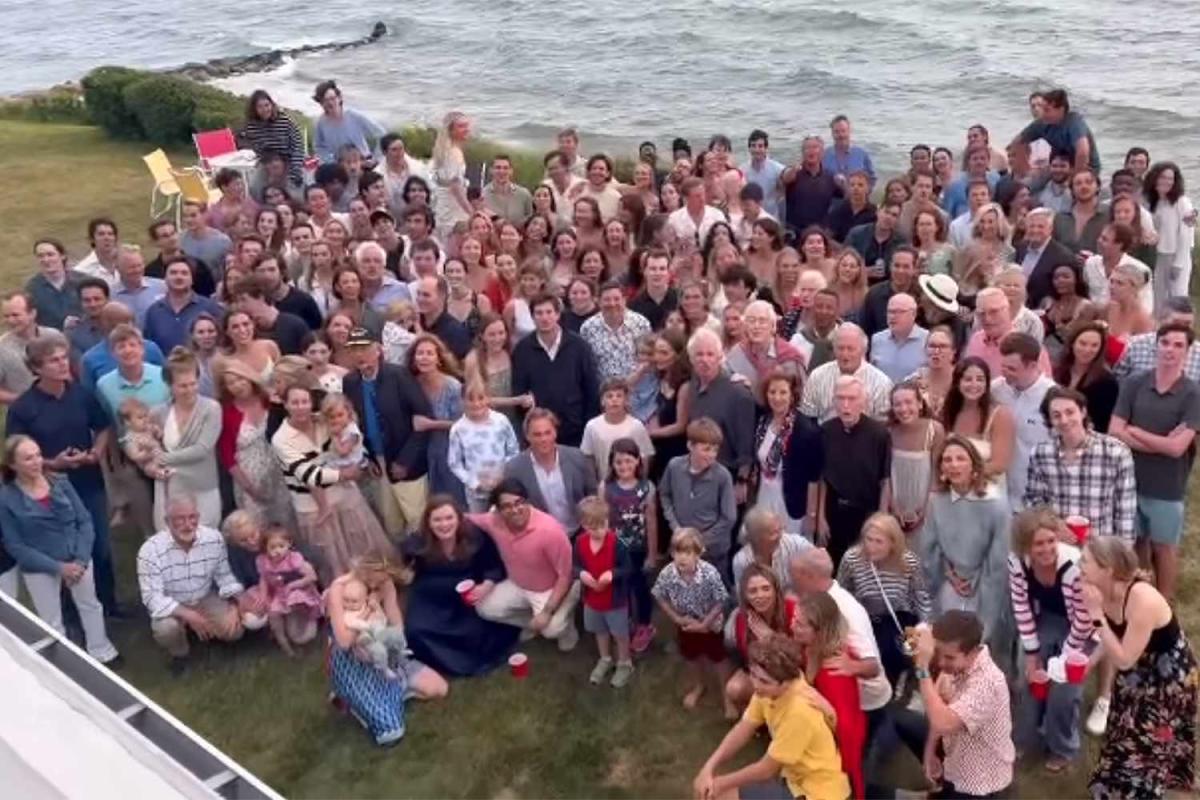 Dozens and dozens of Kennedys meet for the “annual family reunion”