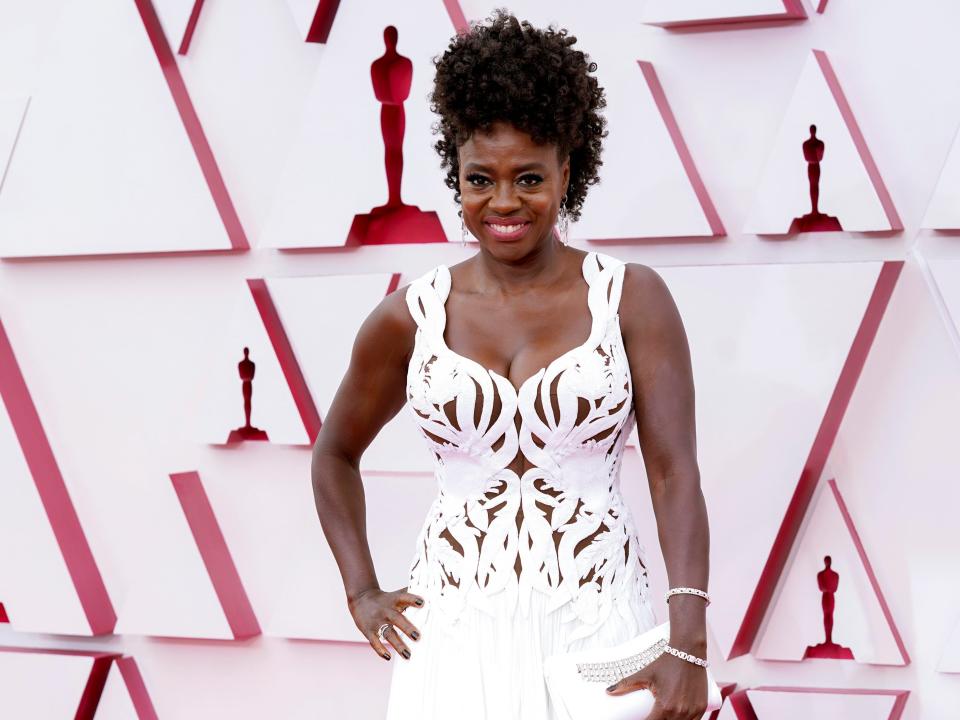 Viola Davis attends the 93rd Annual Academy Awards.