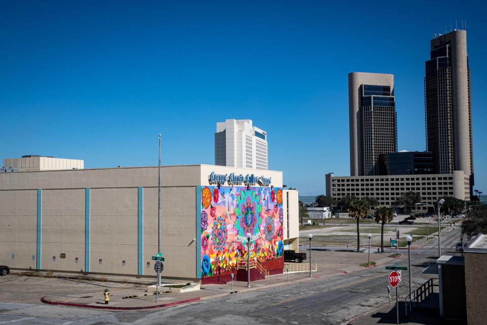 The Caller-Times building is seen on Jan. 25, 2023, in downtown Corpus Christi, Texas.