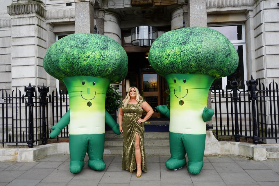 Gemma Collins at the launch of The Fibre First Diet book. (Supplied)