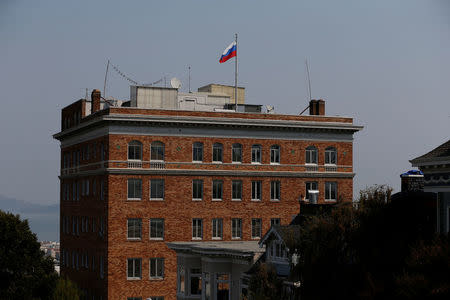 The Consulate General of Russia is seen in San Francisco, California, U.S., September 2, 2017. REUTERS/Stephen Lam