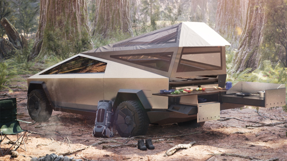 Tesla Cybertruck camper