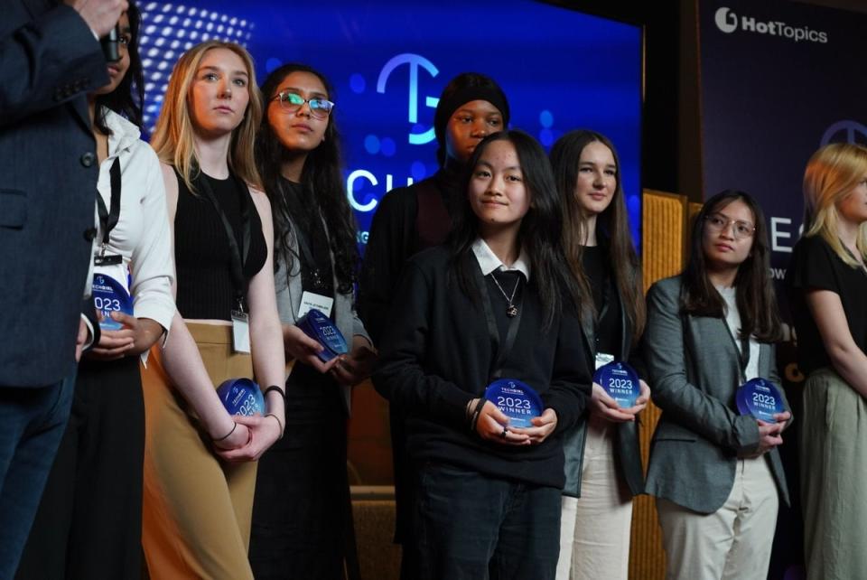 TechGirl 2023 award winners (Hot Topics)