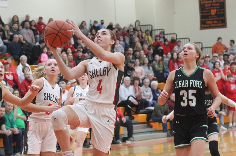 Shelby's Sophie Niese flirted with a triple-double during the Whippets' Division II district championship win over Clear Fork on Saturday night.