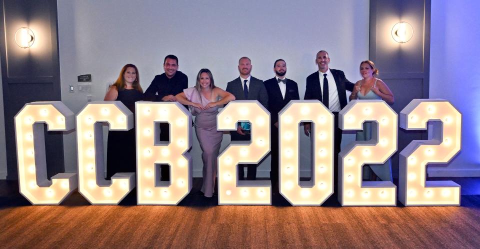 Mullen Building & Remodeling representatives at the Cape Cod's Best awards posed for a photo during a gala at the Sea Crest Beach Hotel Thursday evening in Falmouth.