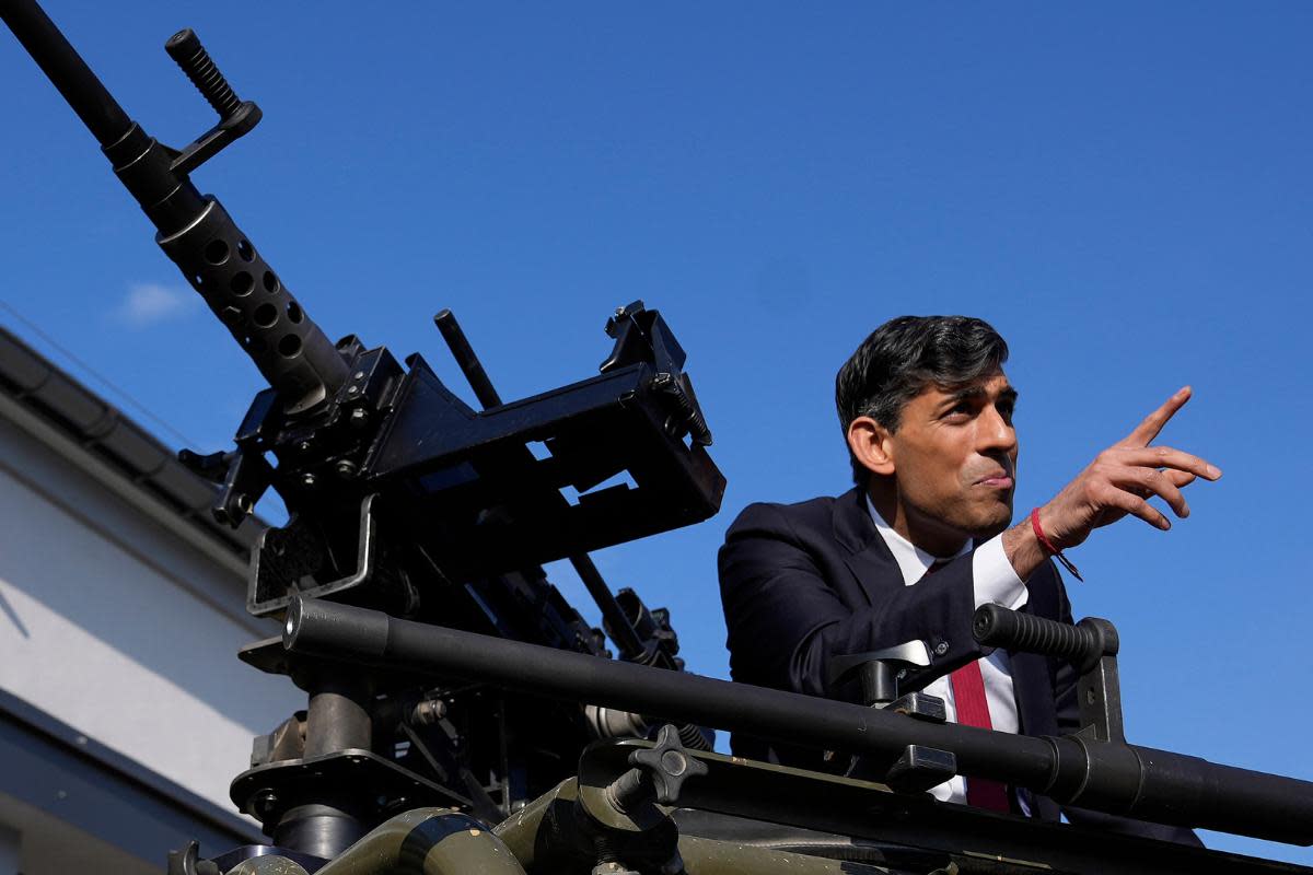 Prime Minister Rishi Sunak pictured during a visit to Warsaw, Poland <i>(Image: PA)</i>