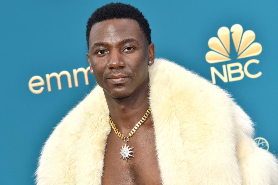 US comedian Jerrod Carmichael arrives for the 74th Emmy Awards