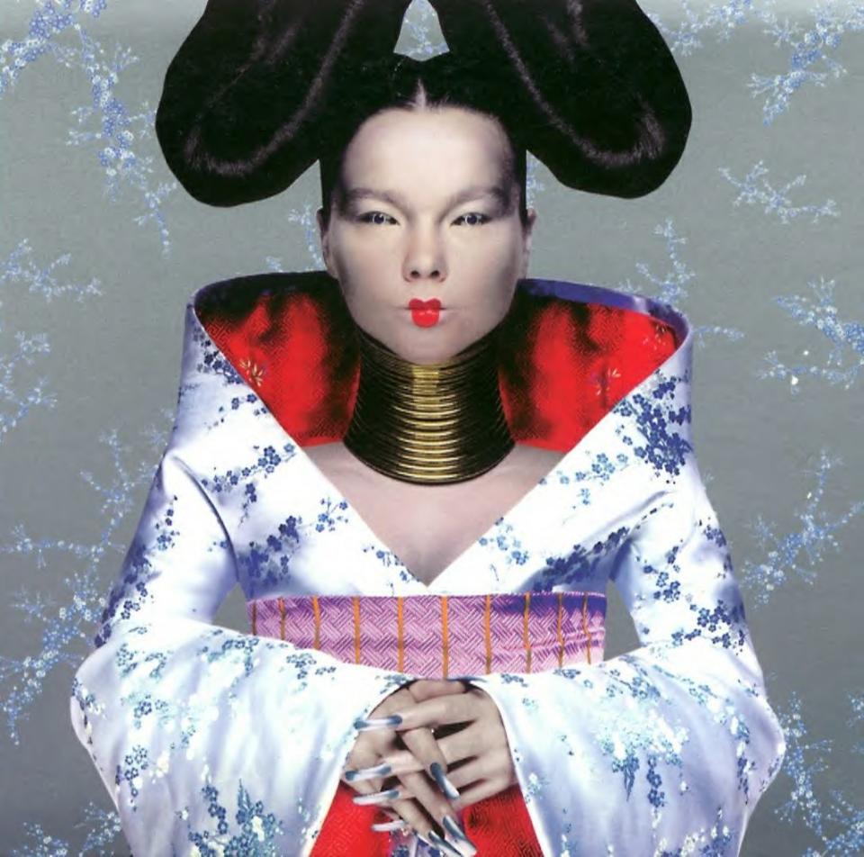 McQueen was beloved by and collaborated with a slew of celebrities and musicians throughout his career. He designed the cover of Bjork's 1997 CD, 'Homogenic.'