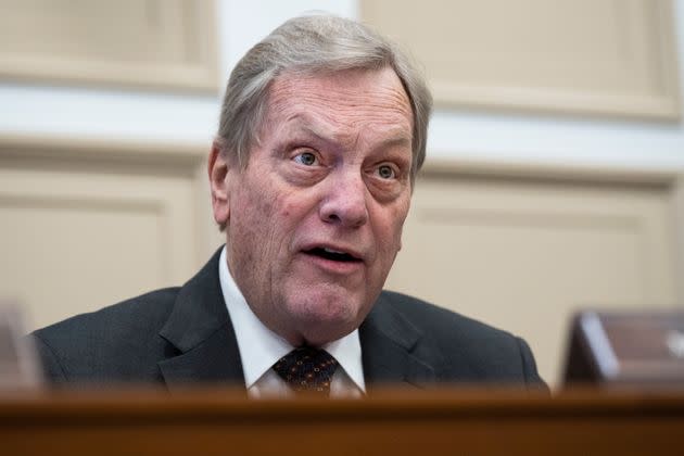 Rep. Mike Simpson (R-Idaho) speaks during a subcommittee hearing in Washington, D.C., April 18.