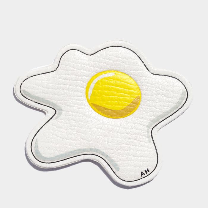 Egg Leather Sticker, £45, Anya Hindmarch