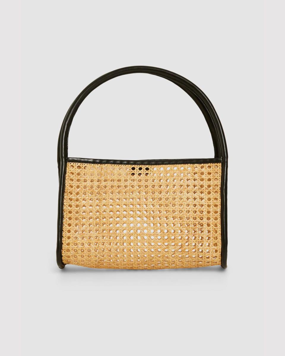 Rattan Small Tote Bag