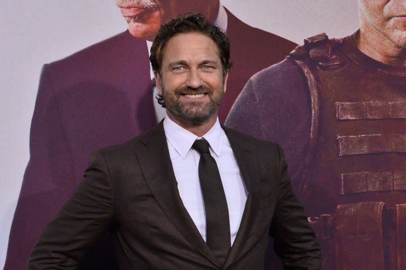 Gerard Butler attends the premiere of "Angel Has Fallen" at the Regency Village Theatre in the Westwood section of Los Angeles on August 20, 2019. He turns 53 on November 13. File Photo by Jim Ruymen/UPI