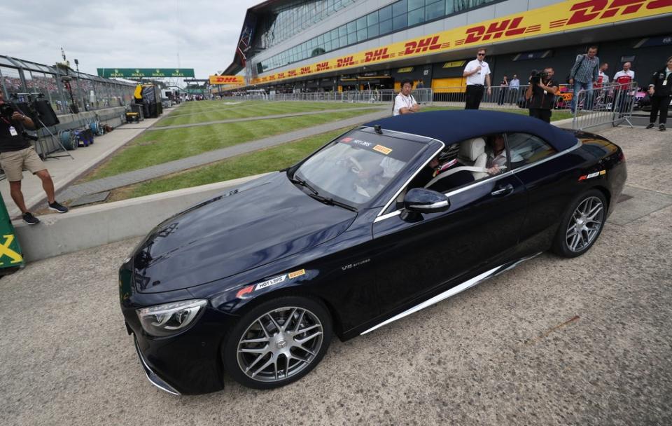 Williams enjoyed a ‘hot lap’ with Mercedes ace Lewis Hamilton during a preview day for the 2019 British Grand Prix at Silverstone (David Davies/PA) (PA Archive)