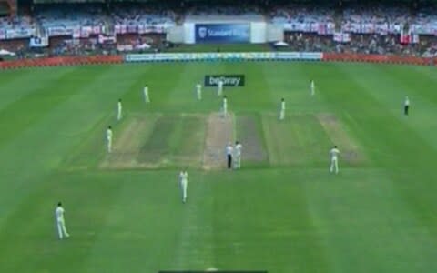 England's field against South Africa - Credit: SKY SPORTS