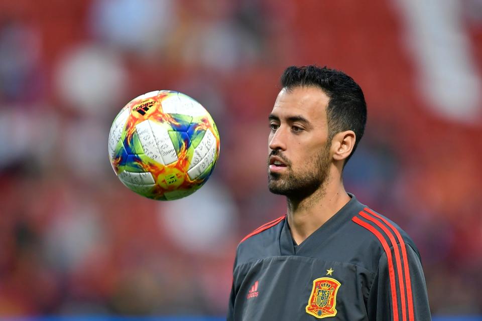 Sergio Busquets tested positive for Covid last week (AP)