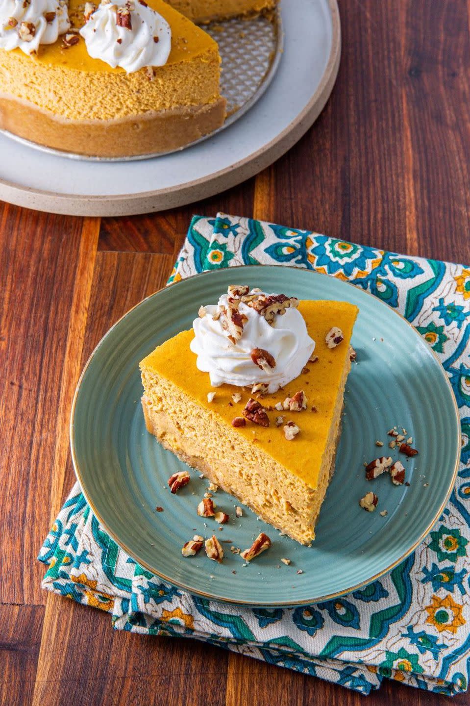 Keto Pumpkin Cheesecake