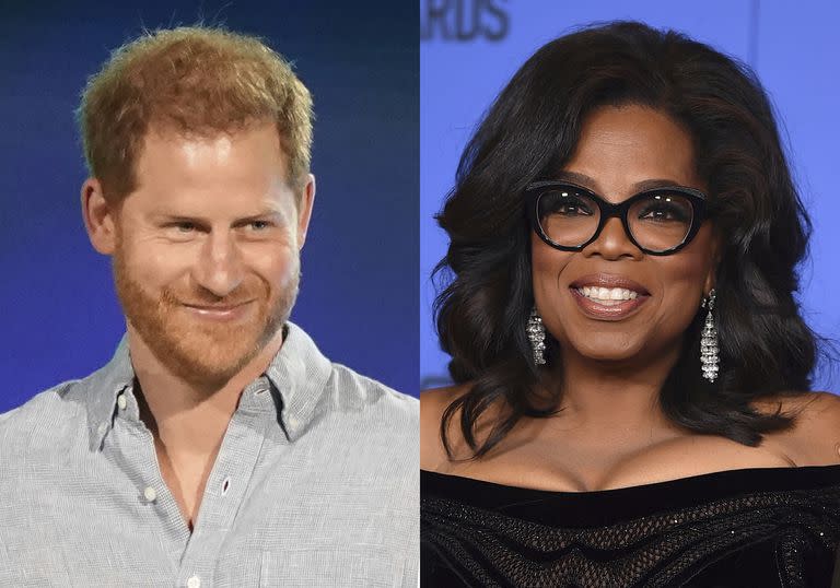 El príncipe Harry y Oprah Winfrey