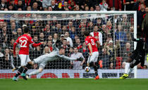 <p>Soccer Football – Premier League – Manchester United vs Crystal Palace – Old Trafford, Manchester, Britain – September 30, 2017 Manchester United’s Juan Mata scores their first goal REUTERS/Andrew Yates EDITORIAL USE ONLY. No use with unauthorized audio, video, data, fixture lists, club/league logos or “live” services. Online in-match use limited to 75 images, no video emulation. No use in betting, games or single club/league/player publications. Please contact your account representative for further details. </p>