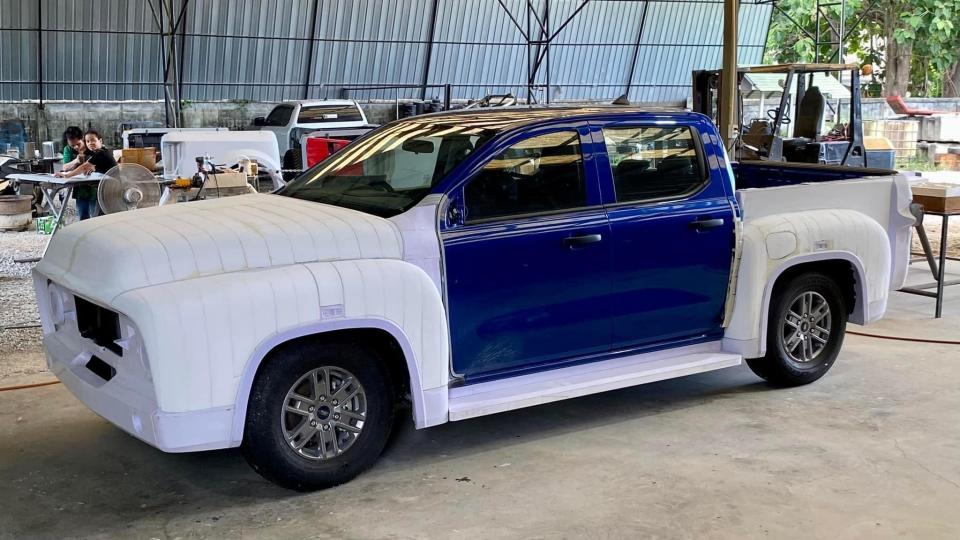 This Thai Shop Is Turning a New Ford Ranger Into an Old-School Pickup photo