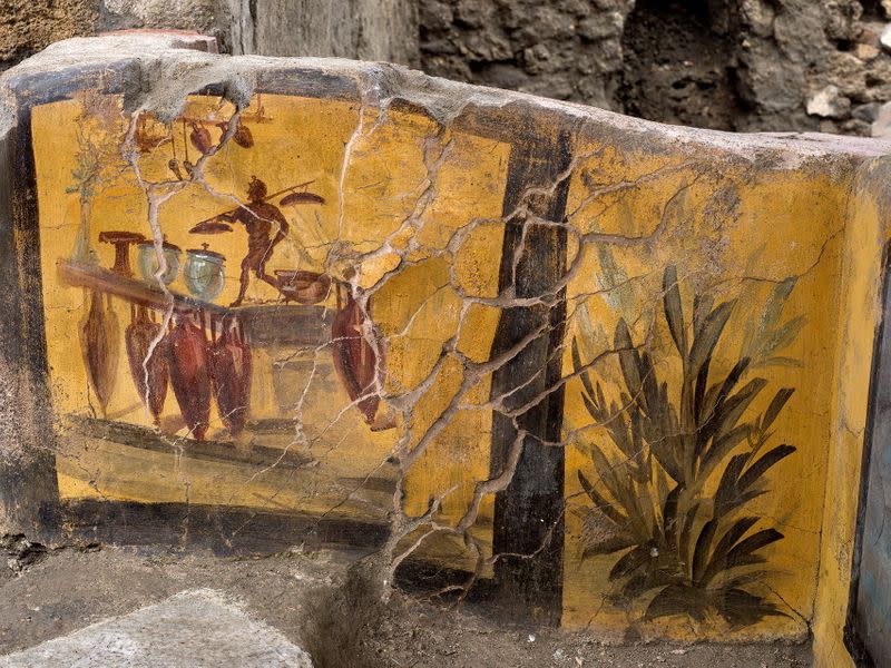 Excavations in Pompeii