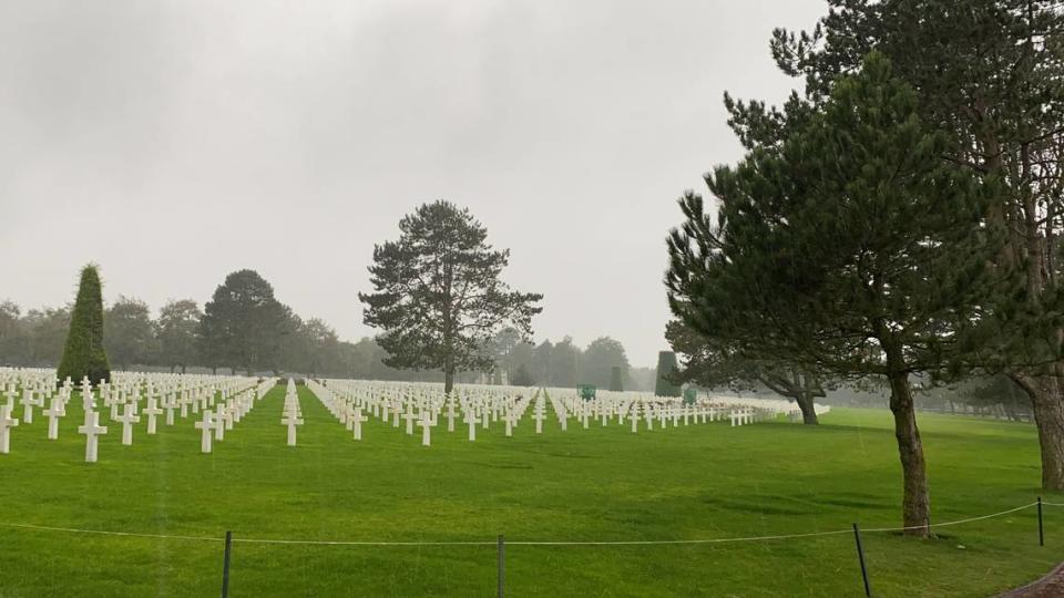 Cementerio americano de Normandia.