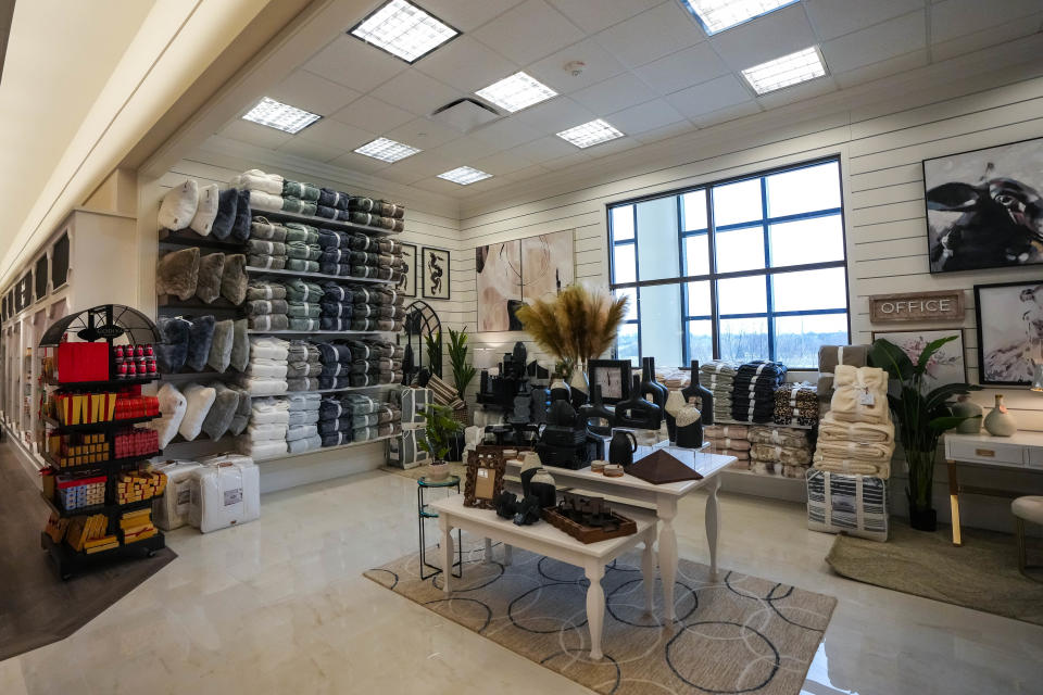 The new build-out for the home decor section at the new Von Maur location in the Jordan Creek Town Center in West Des Moines is the first of its kind at any of the 36 locations.