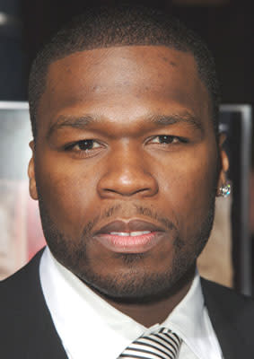 50 Cent at the Los Angeles premiere of MGM's Home of the Brave