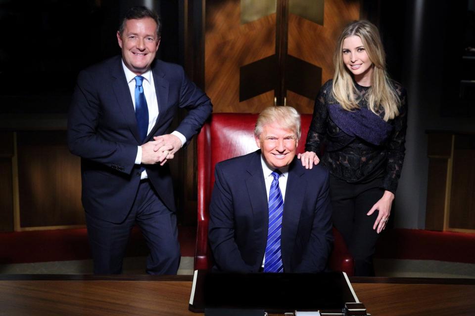 donald trump piers morgan and ivanka trump celebrity apprentice