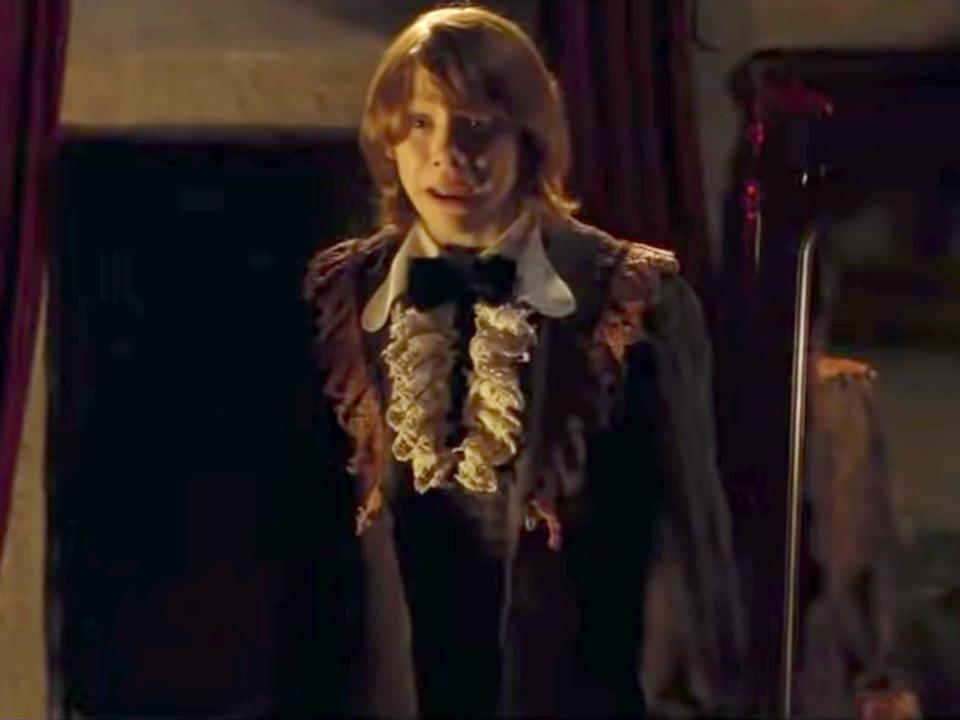 ron in his dress robes harry potter goblet of fire