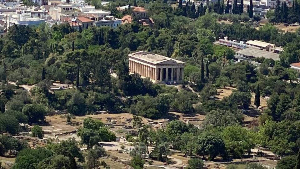 La Acrópolis, en Atenas, es un símbolo de la gloria de la antigua Grecia.