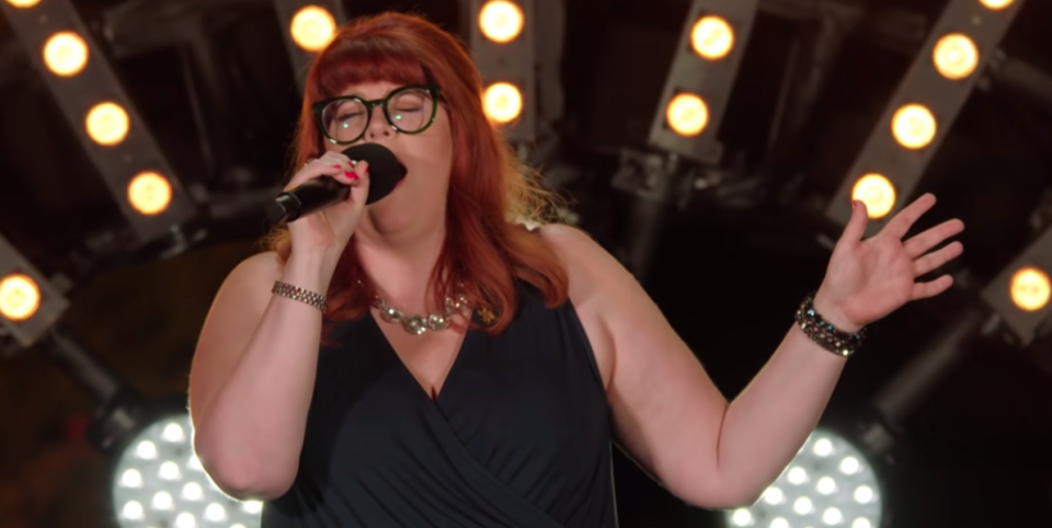 Jenny Ryan delivered a powerful performance at her audition. (ITV)