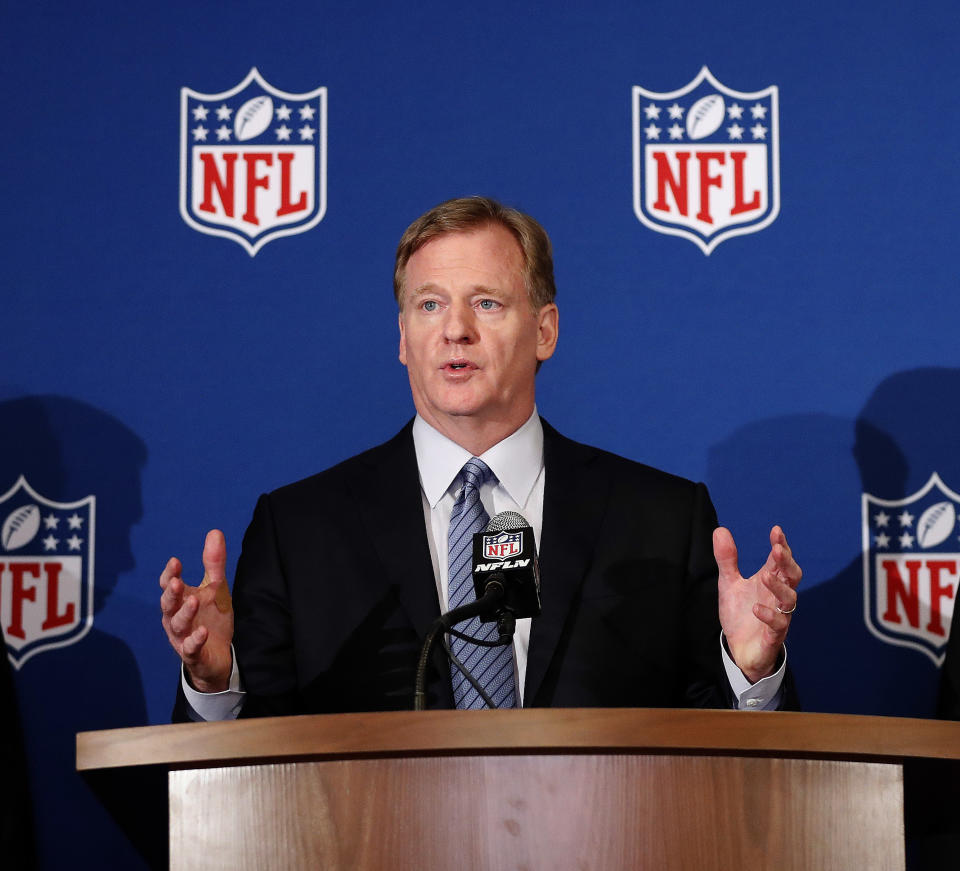 NFL commissioner Roger Goodell. (AP Photo/John Bazemore, File)