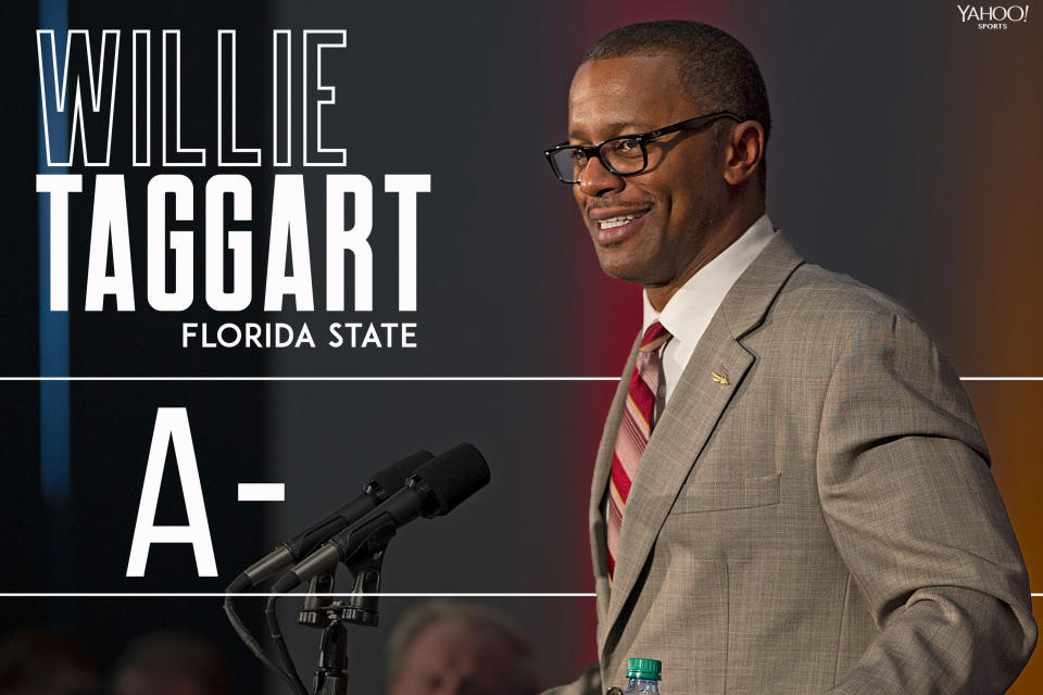 Florida State: Willie Taggart, A-