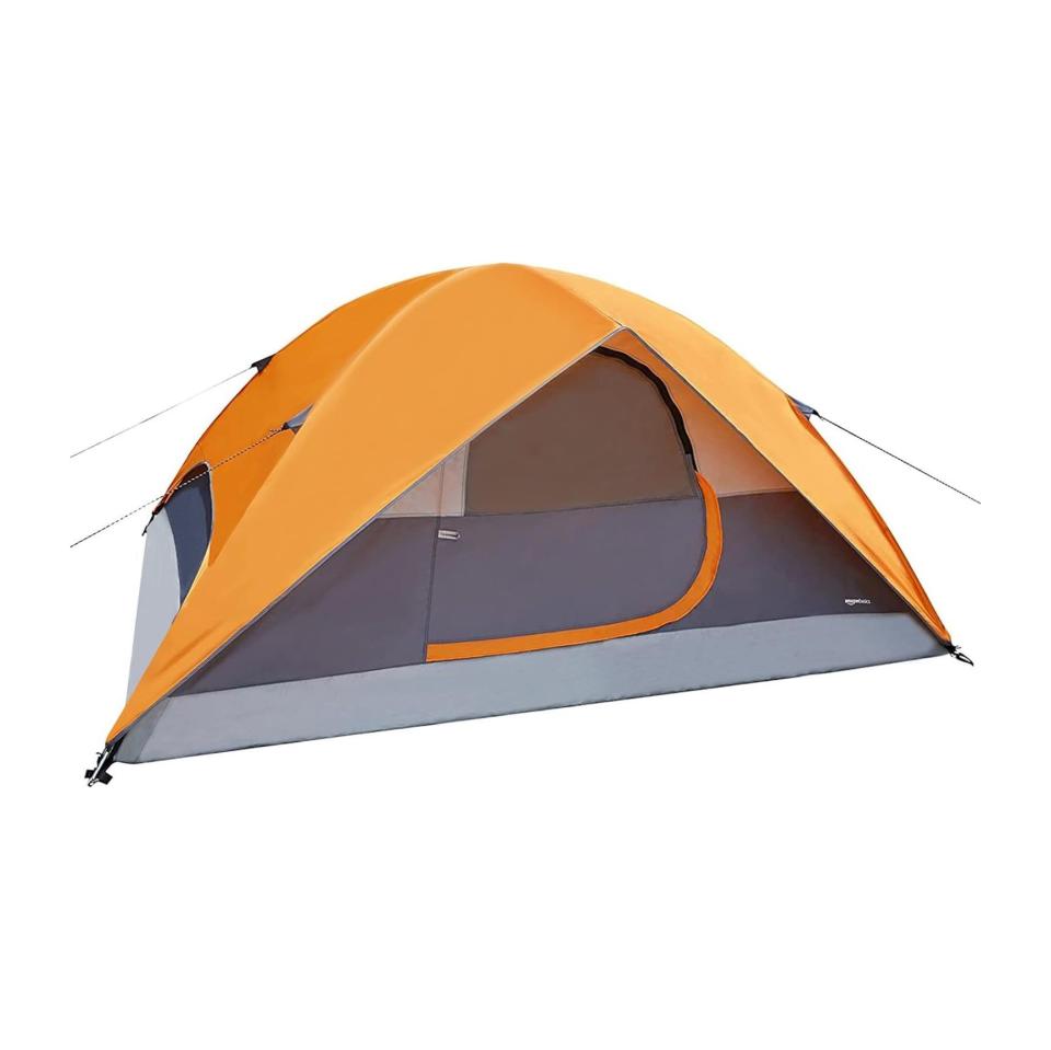 <p><a href="https://www.amazon.com/Amazon-Basics-Person-Camping-Rainfly/dp/B077Y8DLSN/?th=1&tag=syn-yahoo-20&ascsubtag=%5Bartid%7C2139.a.60421323%5Bsrc%7Cyahoo-us" rel="nofollow noopener" target="_blank" data-ylk="slk:Shop Now;elm:context_link;itc:0;sec:content-canvas" class="link ">Shop Now</a></p><p>Amazon Basics Dome Camping Tent</p><p>amazon.com</p><p>$54.00</p>