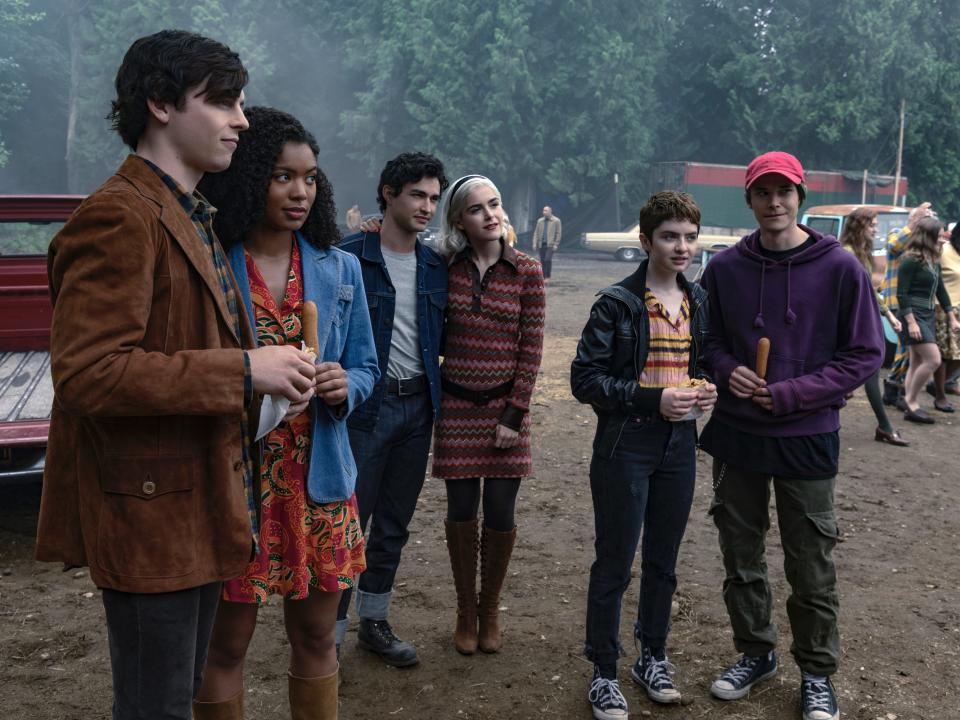 chilling adventures of sabrina season three 303 harvey roz nick sabrina theo robin