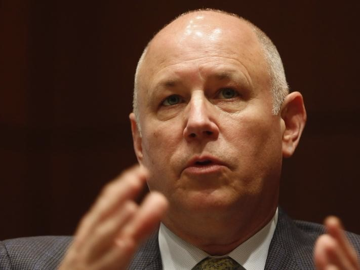 Jeffrey Sprecher, founder and chief executive officer of IntercontinentalExchange (ICE), speaks at the Sandler O'Neill + Partners, L.P. Global Exchange and Brokerage Conference in New York in this June 7, 2013 file photo.   REUTERS/Brendan McDermid 