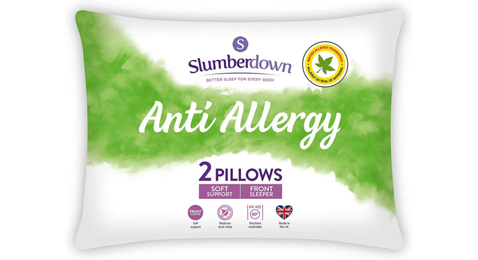 Slumberdown Anti Allergy White Pillows