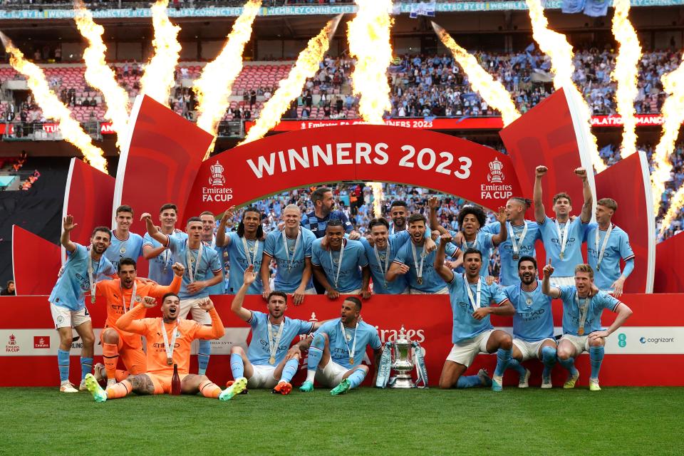 Holders Manchester City will face Chelsea in the FA Cup semi-finals (PA Archive)