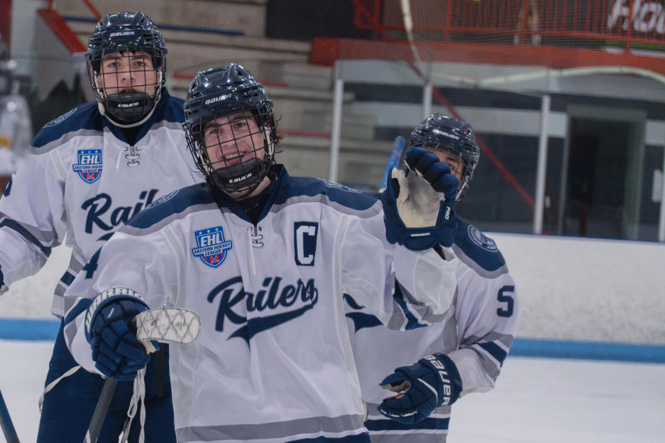 Worcester Railers Junior Hockey Club's Nolan Tomcyzk.