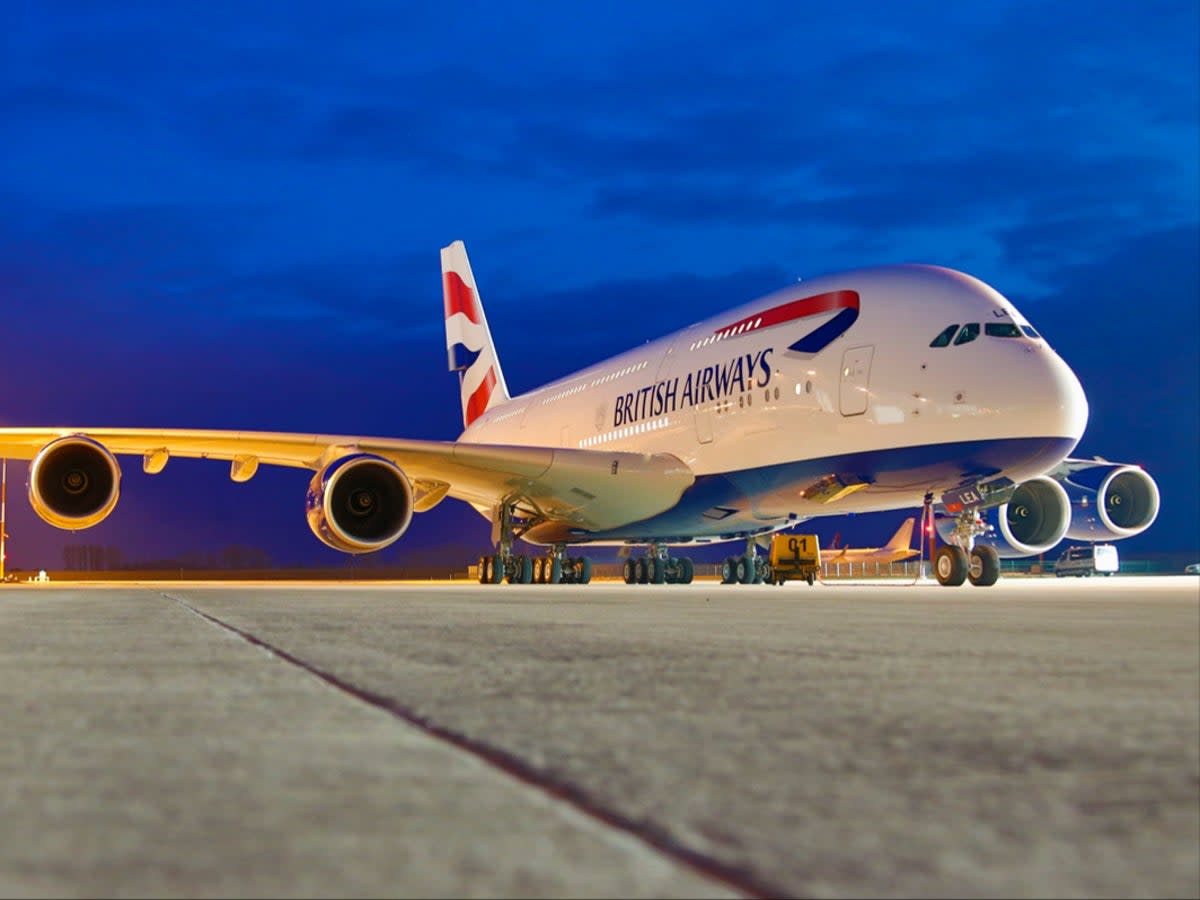 British Airways Airbus A380 aircraft (British Airways)