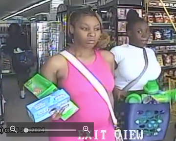 Suspect in store theft, Image courtesy OKCPD