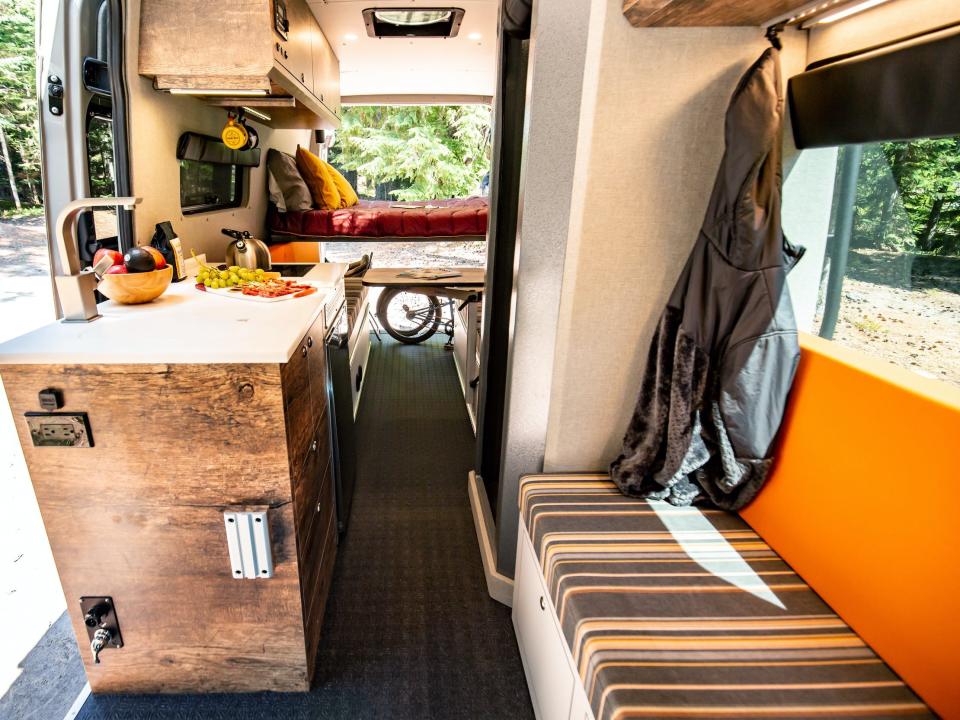 Elevate camper van from Outside Van